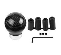 Universal Carbon Fiber Shift Knob | True Carbon Fiber Gear Head for Manual Transmission | Ergonomic Design for Comfort/Easy Installation/Car Modification