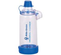 Universal-Chamber Cámara de Inhalación. Diseñada para Garantizar el mayor Depósito Pulmonar del principio activo y compatible con la mayoría de inhaladores presurizados. Asma y Epoc.