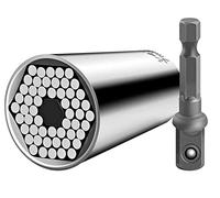 Universal de Llave de Vaso - Sinwind Multifunción Herramientas de Mano con Taladro Adaptador, 7-19 mm, Cromo Vanadio Acero, Coche/Auto Destornillador de Socket Kit de Reparación de Herramientas