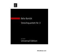UNIVERSAL EDITION BARTOK B. - STREICHQUARTETT N°3 - CONDUCTEUR