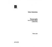 Universal Edition Skalkottas N. - Pasacalle - Piano