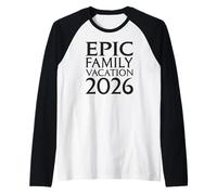 Universal Epic Universe Family Vacation 2026 Camiseta Manga Raglan