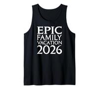 Universal Epic Universe Family Vacation 2026 Front & Back Camiseta sin Mangas