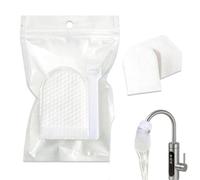 Universal Faucet Filter Bag, Anti-Splash Water Filter, 20/50/100Pcs Faucet Filter Bag for Filtering tap Water, Splash Proof Cotton Pouch Kit for Home (100 Pcs)