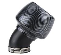 Universal Filtro de aire de fibra de carbono de motocicleta, Filtro de aire para motocicleta ATV de (42mm)