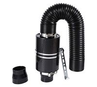 Universal Filtro de Aire Frío de Fibra de Carbono del Motor, Kit de Filtros de Entrada de Aire Adecuado para la Mayoría de los Coches