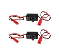 Universal Fit 1 10 RC LED LED Encendido INTERRUPTO del Interruptor JST BEC BEC BECH GASTOR El Conector Funciona con RC Boat Boat Buggy 2 Pack Retbarkarket Reemplazo del Mercado de Accesorios