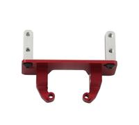 Universal Fit Axle Axle Servo Mount Base Base Stand Compatible con 1/10 RC Crawler II 90046 AXLE MN999 Piezas de actualización de Metal Reemplazo del Mercado de Accesorios(Red)