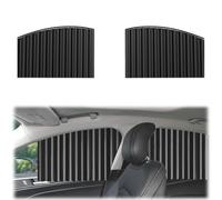 Universal Fit Magnetic Car Side Window Privacy Sunshade, Magnetic Cars Window Shade, Slidable Side Window Sun Shades for Privacy Protection Keep Cool in Summer (Black, Front Window)