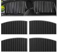 Universal Fit Magnetic Car Side Window Privacy Sunshades, Summer Glare Protection Curtains, Slidable Side Window Sun Shades, for Sleeping Camping Working Resting (Full Car Set-A)