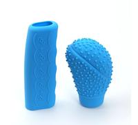 Universal Funda Pomo Cambios Marcha Coche para Suzuki Solio 2011-2015, Antideslizante Resistente a los arañazos decoración,Blue-B