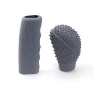Universal Funda Pomo Cambios Marcha Coche para Volvo S90 2020-, Antideslizante Resistente a los arañazos decoración,Grey-B