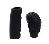 Universal Funda Pomo Cambios Marcha Coche para Volvo XC60 2017-2021, Antideslizante Resistente a los arañazos decoración,Black-B