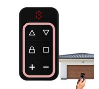 Universal Garage Door Remote, 6-Button Replacement Transmitter & Gate Opener Controller, Smart Access Key Fob for Vehicle Entry, Apartment, Outdoor Property Security & Daily Convenience