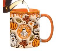 Universal Ghost Mug, 3D Halloween Coffee, Mug Portable with, Handle