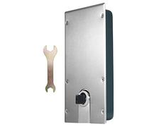 Universal Glass Door Floor Spring | Hydraulic Buffer Hinge Closer with 2 - Speed Control | Steel Door Closer for Public/Home Glass Doors | Double - Acting with Central Suspension