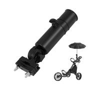 Universal Golf Umbrella Holder, Adjustable Golf Cart Small Umbrella Black Stand