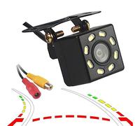 Universal HD 8 LED 170 Grados Vista Trasera del Coche Cámara de Seguridad Copia de Seguridad Inteligente Cámara de Marcha atrás Pistas dinámicas Línea de guía de estacionamiento