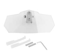 Universal Highen Ajustable Motocicleta El Kit de extensión del Parabrisas Spoiler Deflector de Viento para la Seguridad del Conductor