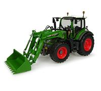 Universal Hobbies UH4981 Uh4981 - Tractor Fendt 516 Vario con Cargador Delantero, Color Verde