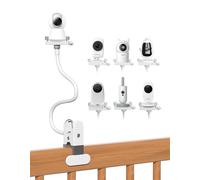 Universal Holder for GHB Baby Monitor, Flexible Baby Camera Mount Bracket for HelloBaby Monitor, Babyphone Accessories Stand for Vtech/momcozy/Boifun/Babystar/Philips Video Monitor, Mobile Phone Clip