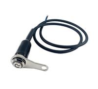 Universal Interruptor de Luces 1 Interruptor LED De 12 V Motocicleta Encendido Apagado Montaje En Manillar Aleación Impermeable Luces Antiniebla Botón Para Bocina(Green)