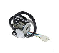 Universal Interruptor de Luces Botón Control Interruptor Manillar Motocicleta Para Bocina Faro Señal Giro 25 Mm Universal Izquierda Derecha(Left)