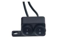 Universal Interruptor de Luces Conector De Interruptores Motocicleta Botón Encendido/apagado Del Manillar Interruptor Doble Impermeable Para(Right OFO-OFO)