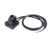 Universal Interruptor de Luces Interruptor Control Manillar Motocicleta Aleación Aluminio De 12 V Botón Doble Intermitente Altavoz 2 Opciones(A1)