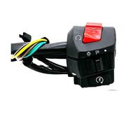 Universal Interruptor de Luces Interruptor De Bocina Para Motocicleta 22 Mm Botón Señal Giro Luz Antiniebla Eléctrica Manillar Arranque Controlador Impermeable(1pcs right)
