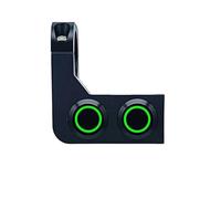 Universal Interruptor de Luces Interruptor De Montaje En Manillar 22 Mm Para Faros Antiniebla Luces Cruce Aleación Aluminio Con Luz Indicadora(E)