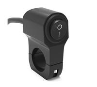 Universal Interruptor de Luces Interruptor Faro Manillar Motocicleta Aleación Aluminio 22 Mm Y 7/8 Pulgadas Impermeable Tres Posiciones Retro Antiniebla 12 V(2 Line)