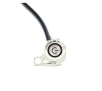 Universal Interruptor de Luces Interruptor LED Para Motocicleta Bocina Encendido Y Apagado Faros Antiniebla Manillar Montaje Ajustable Interruptores Botón(Short red)