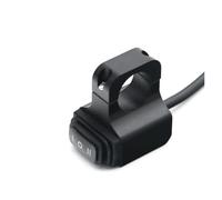 Universal Interruptor de Luces Interruptor Manillar Motocicleta ATV 12 V 16 A Resistente Al Agua Faros Delanteros Luces Giro Altas Y Bajas Interruptores Encendido Apagado(Black)