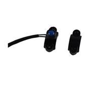 Universal Interruptor de Luces Interruptor Universal 7/8" Para Manillar Motocicleta Arranque Eléctrico Bocina Emergencia Luz Antiniebla Con Botón Arnés Cables(Blue 1)
