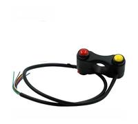Universal Interruptor de Luces Interruptores Aluminio Motocicleta 7 Cables 7/8" 22 Mm Luces Emergencia Freno Antiniebla Bocina Interruptor Encendido Apagado Piezas