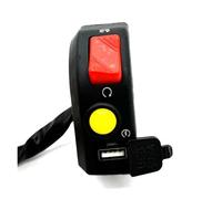 Universal Interruptor de Luces Interruptores De Motocicleta Con Carga 7/8" 22 Mm Montaje En Manilla Encendido Y Apagado Interruptor 12 V 2 A