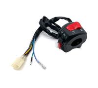 Universal Interruptor de Luces Interruptores Motocicleta 22 Mm Botón BocinaSeñal Giro Lámpara Eléctrica Luz Arranque Apagado Interruptor Control Manillar EN125(1pcs right)