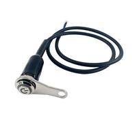 Universal Interruptor de Luces LED Para Motocicleta Encendido Apagado Montaje Manillar Aleación Aluminio Impermeable 12 V Luces Antiniebla Botón Pulsador Bocina(Red)