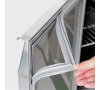 Universal Junta Puerta para Congelador Frigorífico Refrigerador Nevera Magnética Sello Junta de Goma,White/Gray