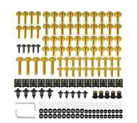 Universal Kit Tornillos Carenado Motocicleta para VT750C2A para Shadow para Phantom VTX1800S VTX1800T VTX1300T para Tourer(Gold)