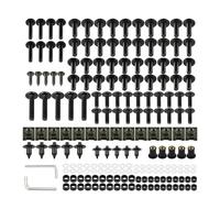 Universal Kit Tornillos Carenado Motocicleta para VT750C2A para Shadow para Phantom VTX1800S VTX1800T VTX1300T para Tourer(Negro)