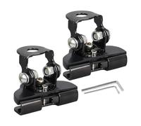 Universal Lamp Mount, Hood Light Holder Set, Adjustable Vehicle Lighting Bracket Kit, 2.17 x 1.3 Inches Heavy Duty Outdoor Light Support Design, Corrosions Resistant Mount System for Car Truck Work