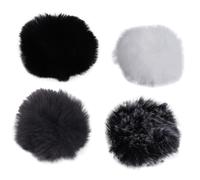 Universal Lavalier MicróFono Furry Parabrisas Fur Windshield Wind Muff Soft para Lapel Lavalier Mic 5Mm