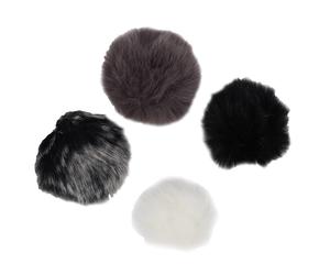 Universal Lavalier MicróFono Furry Parabrisas Fur Windshield Wind Muff Soft para Lapel Mic 5Mm