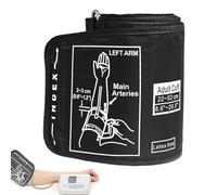 Universal Manguito Tensiometro, 1 artículo Manguito Tensiometro 22-52 cm, Monitor de Presión arterial Manguito Extra Grande, Compatible con Omron, Beurer, Medisana, A&D y Más