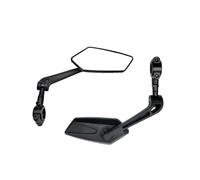 Universal Manilla Espejo Retrovisor Para Bicicleta Transparente Ancho Reflector Retrovisor Ajustable Para Manillar Izquierdo Y Derecho Espejos redondos para motocicleta(1 set)