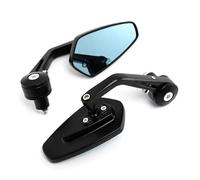Universal Manilla Para Ducati Para BMW Para Suzuki Para Kawasaki Juego Espejos Retrovisores Laterales Extremo Varilla De Manillar De Motocicleta Espejos redondos para motocicleta
