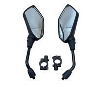 Universal Manillar Espejo 1 Par De Espejos Retrovisores Universales Para Manillar Motocicleta Scooter Bicicleta Eléctrica Convexos 8/10 Mm Y 22 Mm(10mm)