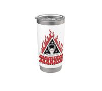 Universal Monsters Bride Retro Dramatic Goth Vaso térmico de acero inoxidable de doble pared
